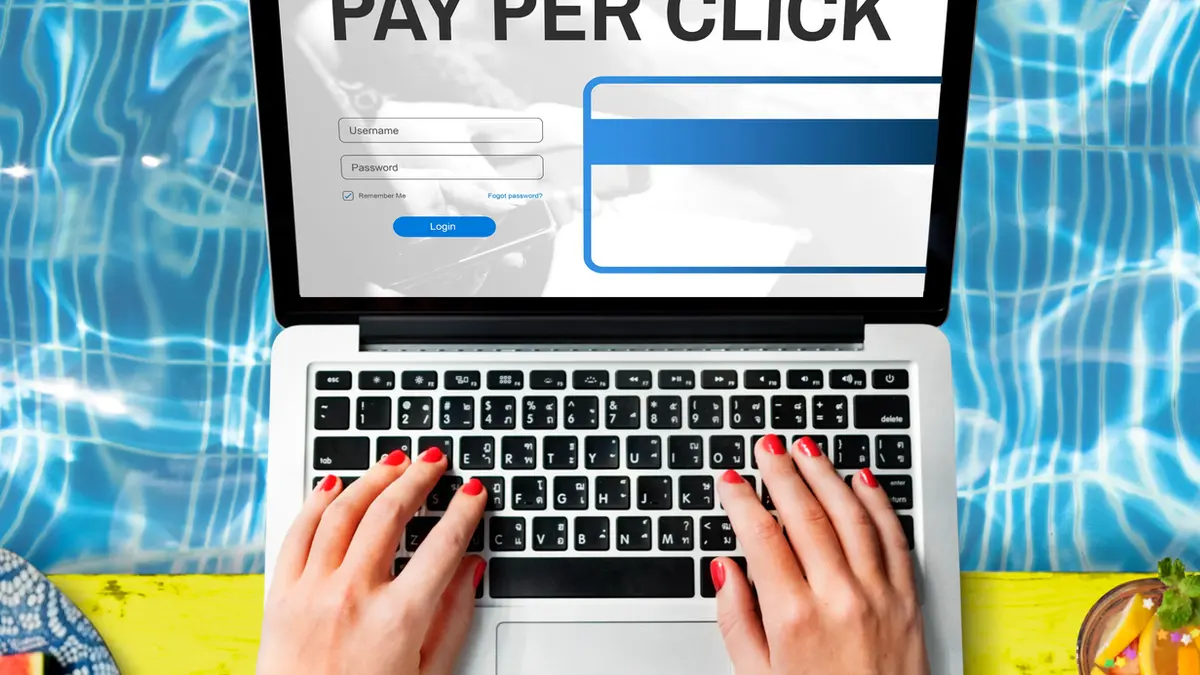 Search results page showing sponsored listings for a Burbank business